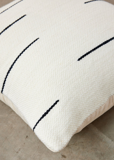 Zanzibar Hand-Loomed Wool Throw Pillow Pillows TriadCommerceInc