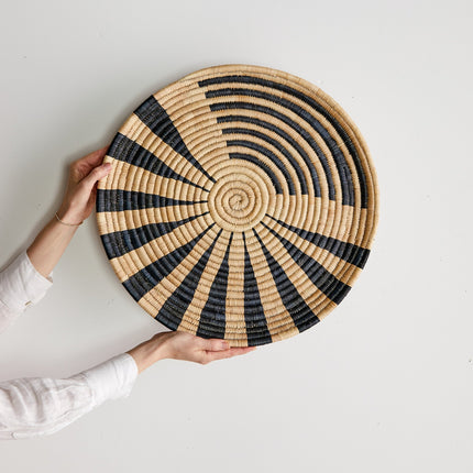 Zulo Woven Wall Disc Wall Basket TriadCommerceInc Large