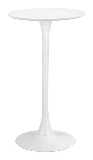 Auray Bar Table White Tables TriadCommerceInc   