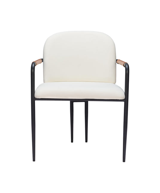 Sibu Dining Chair (Set of 2) Cream Chairs TriadCommerceInc   