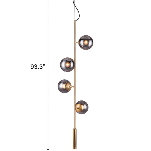 Zatara Ceiling Lamp Brass Pendants TriadCommerceInc   