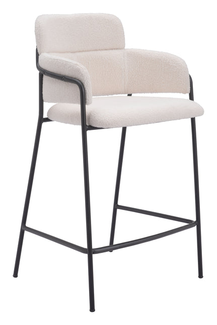 Marcel Counter Stool (Set of 2) Cream Counter Stools TriadCommerceInc Default Title  