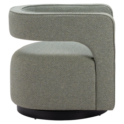 Turku Swivel Chair Sage Green Chairs TriadCommerceInc   