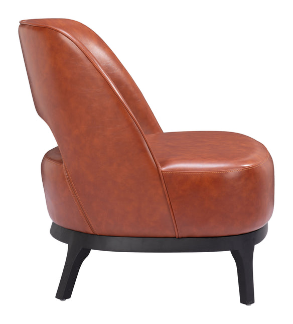 Mistley Accent Chair Brown Chairs TriadCommerceInc
