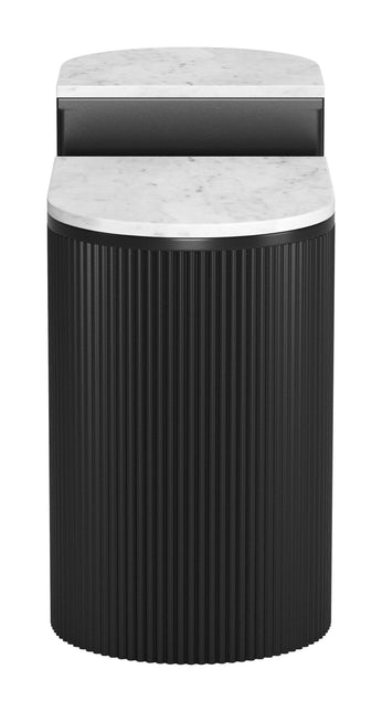 Ormara Side Table Set (2-Piece) White & Black Side Tables TriadCommerceInc   