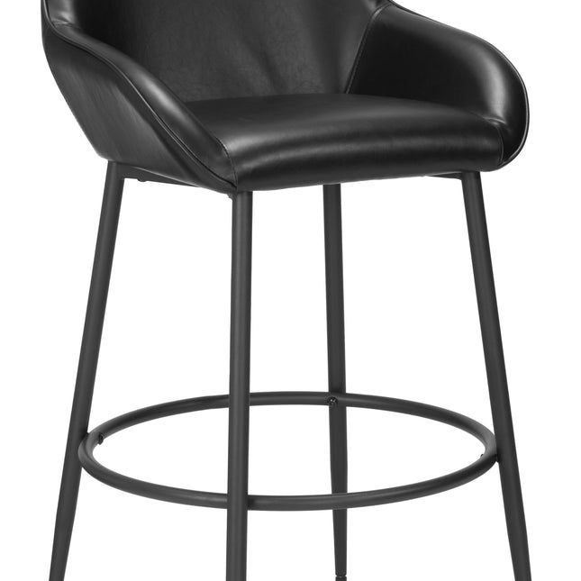 Vila Barstool (Set of 2) Black Barstools TriadCommerceInc Default Title  