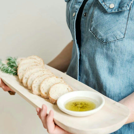 Organic Wooden Rectangle Bread Platter Décor TriadCommerceInc