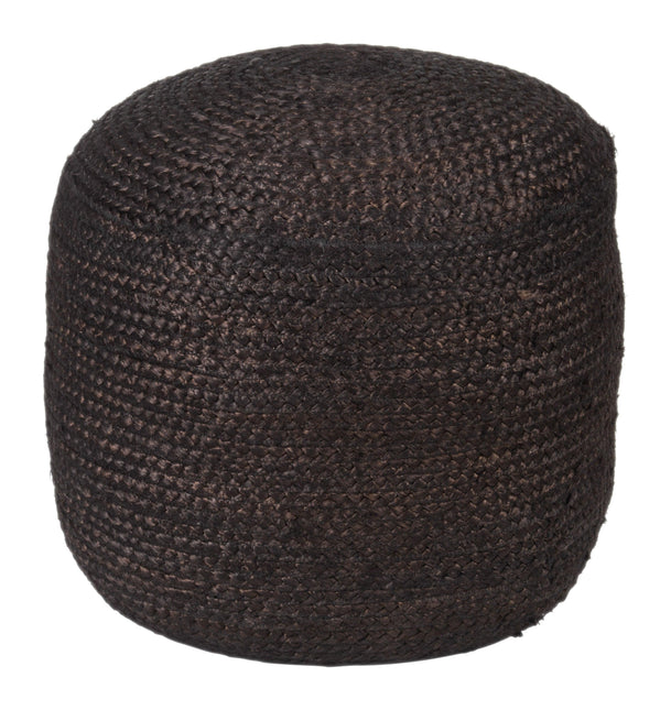 Lillian Ottoman Black Ottomans TriadCommerceInc   