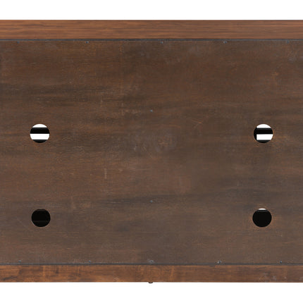 Linea Credenza Walnut Storage TriadCommerceInc   