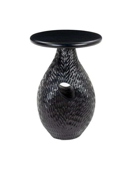 Piho Side Table Black Side Tables TriadCommerceInc   