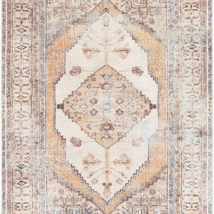 Arncliffe Vintage Flat Pile Washable Rug Rugs TriadCommerceInc 5'3" x 7'3" Rectangle