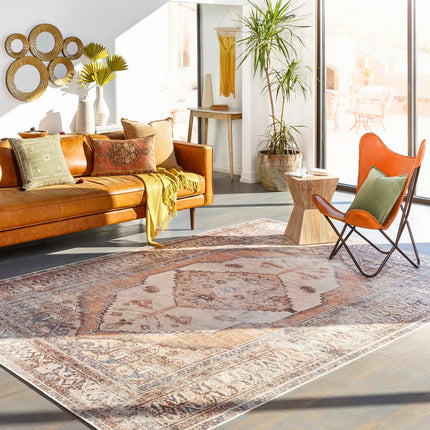 Arncliffe Vintage Flat Pile Washable Rug Rugs TriadCommerceInc