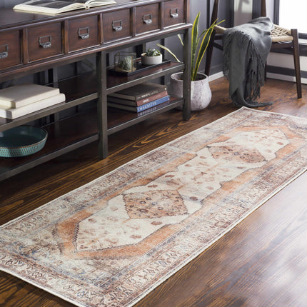 Arncliffe Vintage Flat Pile Washable Rug Rugs TriadCommerceInc