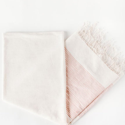 Riviera Cotton Bath Towel Bath Towels & Washcloths TriadCommerceInc Blush