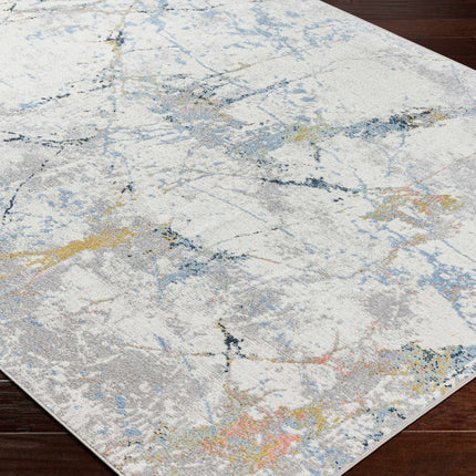 Ajamu Cream Marble Rug Washable - Clearance Rugs TriadCommerceInc * 5'3" x 7' Rectangle