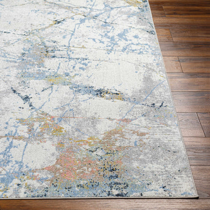 Ajamu Cream Marble Rug Washable - Clearance Rugs TriadCommerceInc