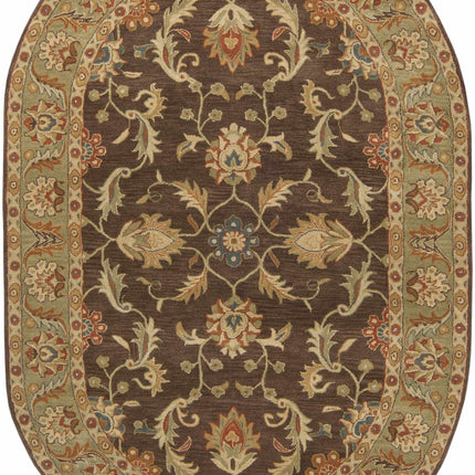 Alexander Brown Regency Wool Carpet Rugs TriadCommerceInc 6' x 9' Oval