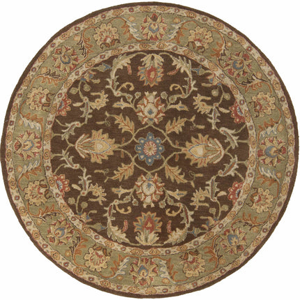 Alexander Brown Regency Wool Carpet Rugs TriadCommerceInc 6' Round