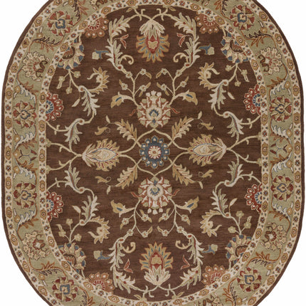 Alexander Brown Regency Wool Carpet Rugs TriadCommerceInc 8' x 10' Oval