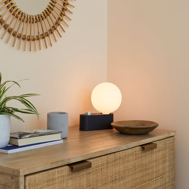 Alumina Table Lamp in Charcoal Table Lamps TriadCommerceInc
