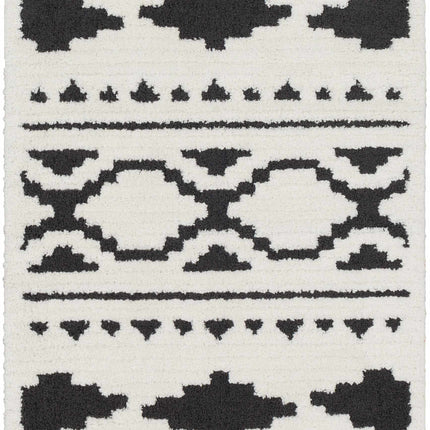 Amoret Black&White Pixel Rug Rugs TriadCommerceInc 2'7" x 7'3" Runner