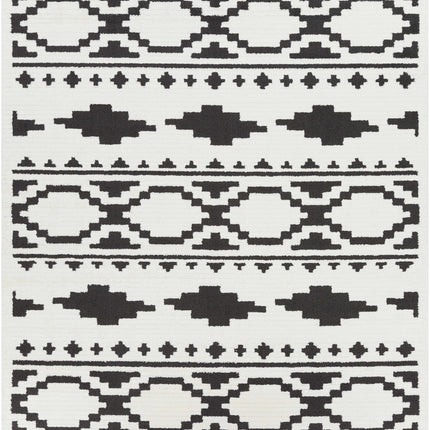 Amoret Black&White Pixel Rug Rugs TriadCommerceInc 7'10" x 10'3" Rectangle