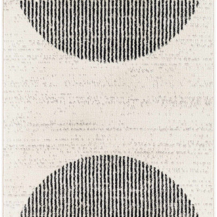 Angus Black&White Geometric Area Rug Rugs TriadCommerceInc 2'7" x 7'3" Runner