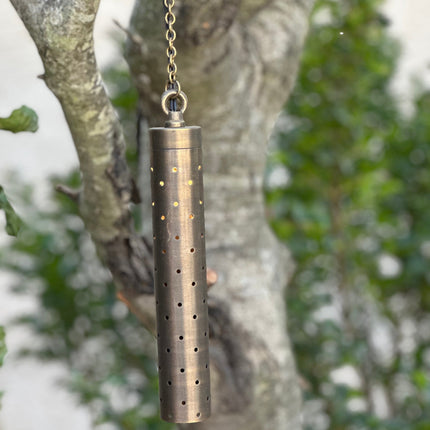 Stelvio Antique Brass Outdoor Hanging Pendant Light Spot Light TriadCommerceInc