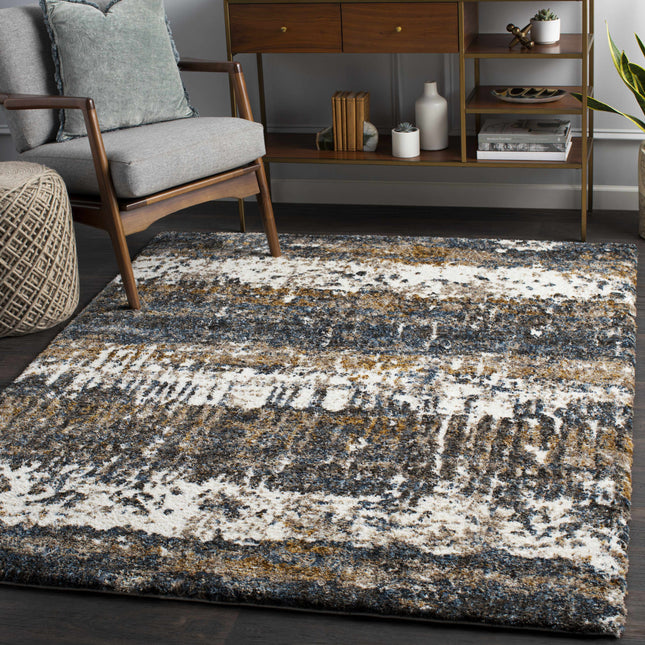Arboles Abstract Lined Plush Area Rug Rugs TriadCommerceInc