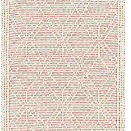 Ramsbury Soft Pink Wool Rug Rugs TriadCommerceInc 2'6" x 8' Runner