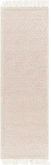 Ramsbury Soft Pink Wool Rug Rugs TriadCommerceInc 2'6" x 8' Runner