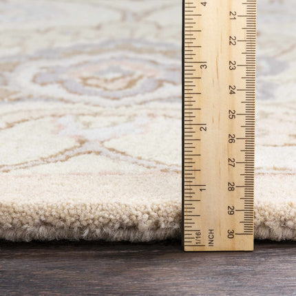 Conesus Hand Tufted Ivory 1109 Wool Rug Rugs TriadCommerceInc