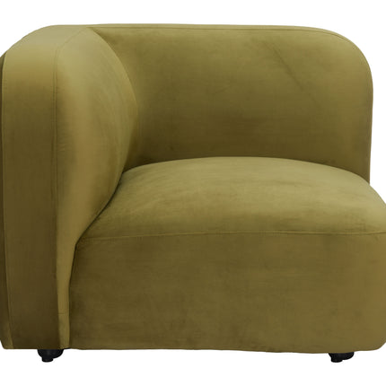 Biak Corner Chair Green Sofas TriadCommerceInc   