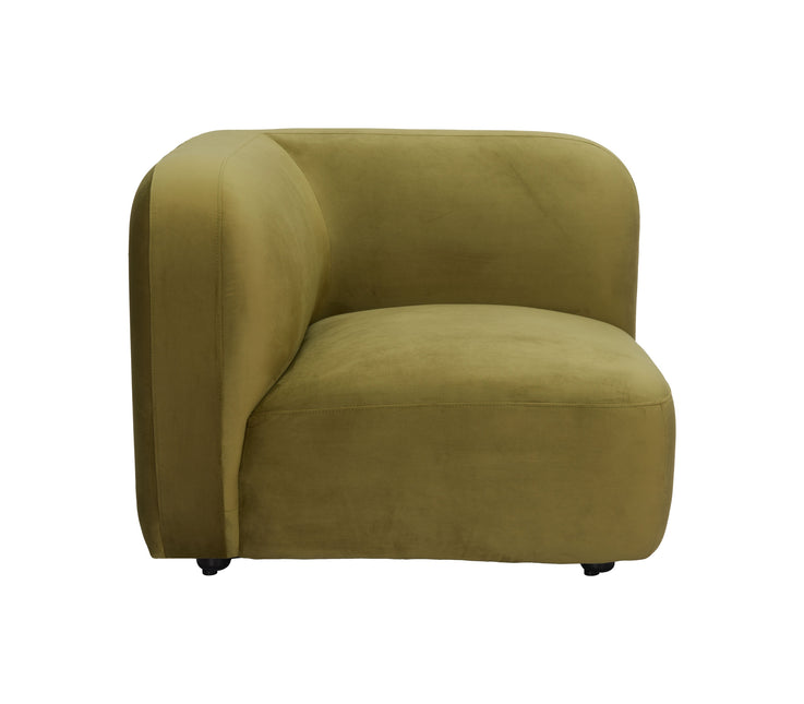 Biak Corner Chair Green Sofas TriadCommerceInc   