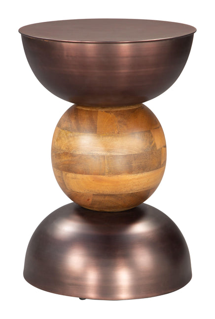 Tripoli Side Table Bronze Side Tables TriadCommerceInc   
