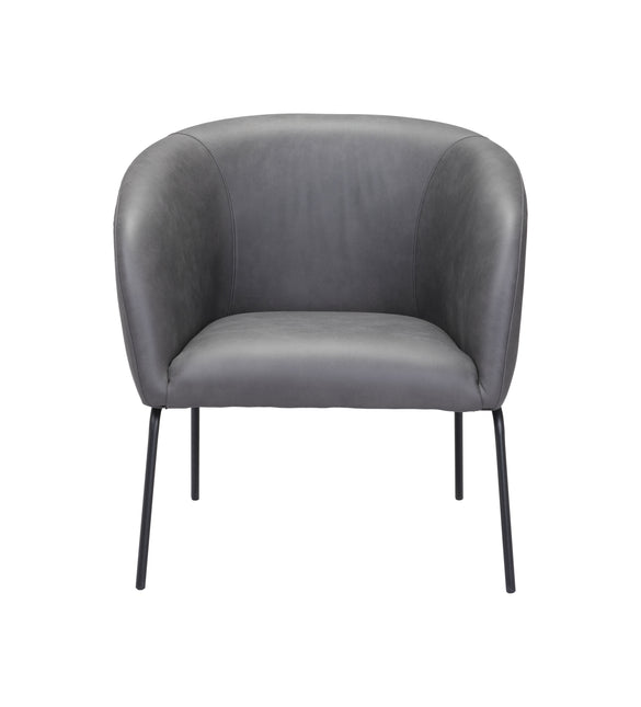 Quinten Accent Chair Vintage Gray Chairs TriadCommerceInc   