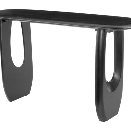Arasan Console Table Black Console Tables TriadCommerceInc   