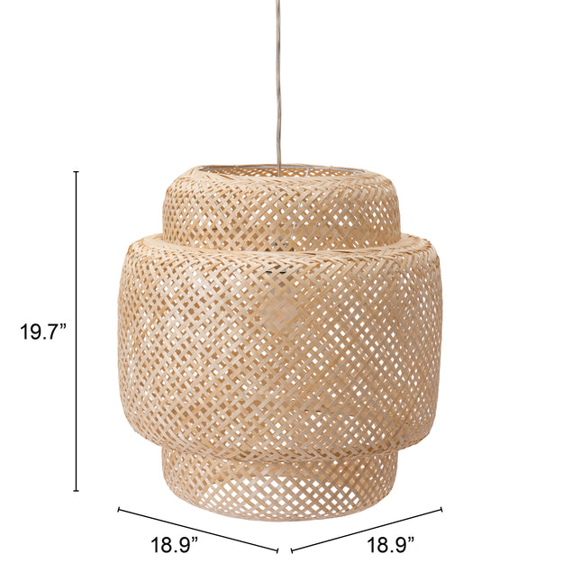 Finch Ceiling Lamp Natural Pendants TriadCommerceInc   