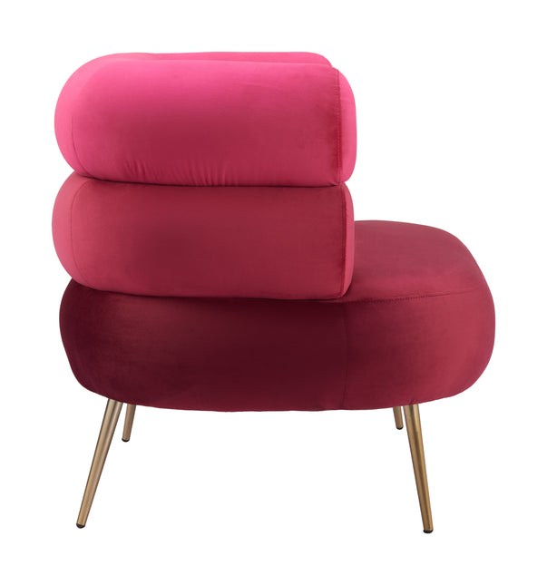 Arish Accent Chair Red Chairs TriadCommerceInc   