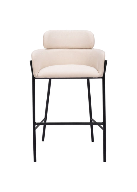 Bremor Barstool Beige Barstools TriadCommerceInc   
