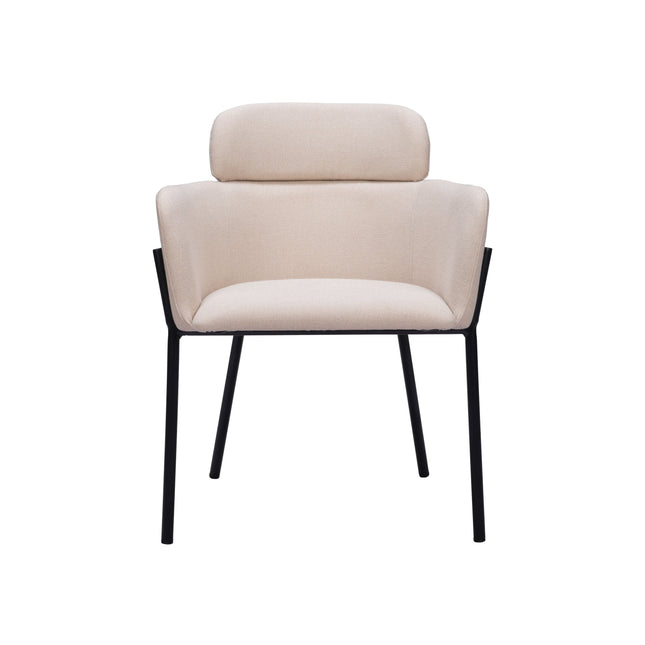 Bremor Dining Chair (Set of 2) Beige Chairs TriadCommerceInc   