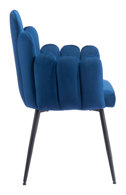 Noosa Dining Chair (Set of 2) Navy Blue Chairs TriadCommerceInc   
