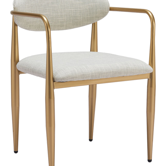 Zens Dining Chair (Set of 2) Quill Gray Chairs TriadCommerceInc Default Title  