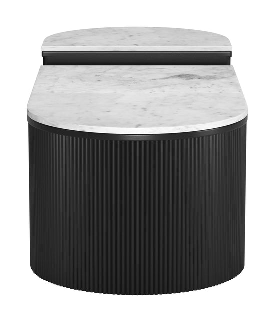 Ormara Coffee Table Set (2-Piece) White & Black Coffee Tables TriadCommerceInc   