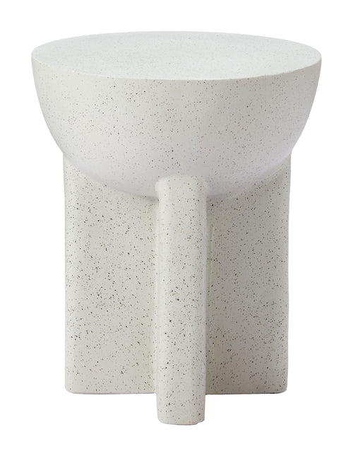 Molli Side Table White Side Tables TriadCommerceInc   