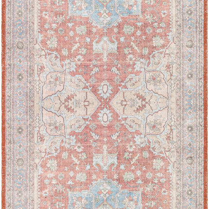 Brown Bagamanoc Medallion Washable Area Rug - Clearance Rugs TriadCommerceInc 2'7'' x 7'3'' Runner