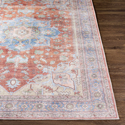 Brown Bagamanoc Medallion Washable Area Rug - Clearance Rugs TriadCommerceInc