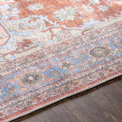 Brown Bagamanoc Medallion Washable Area Rug - Clearance Rugs TriadCommerceInc