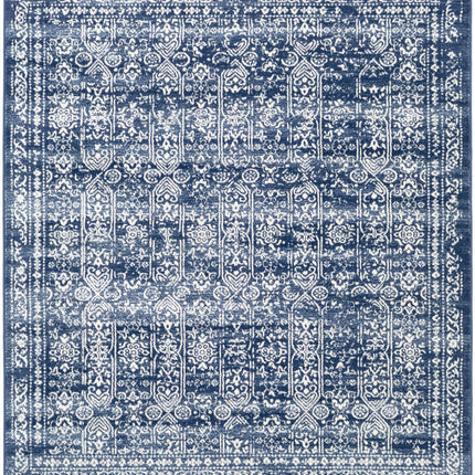 Michie Dark Blue Area Rug - Clearance Rugs TriadCommerceInc 5'3" x 7'1" Rectangle