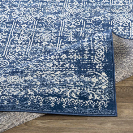 Michie Dark Blue Area Rug - Clearance Rugs TriadCommerceInc